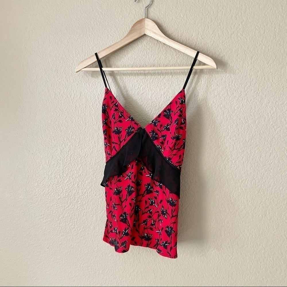 NEW Adelyn Rae cross back floral tank top